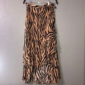 Animal print skirt